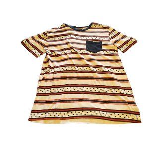 BDG Slim Fit Crewneck Tee July 4, America, Stars and Stripes Sz S